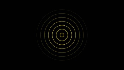 Radio wave signal icon concept background. Sound frequency signal icon background illustration 4k.