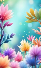 abstract floral background