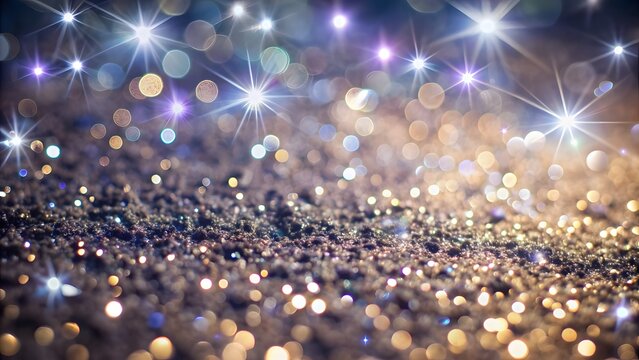 Bokeh background with light. Glitter and diamond dust, subtle tonal variations