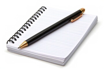 Naklejka premium Notepad on a white background