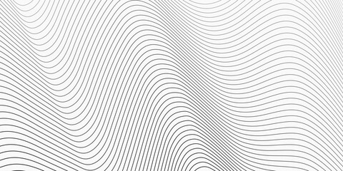 Vector illustration of gray line pattern on white background. EPS10. wavy, modern.