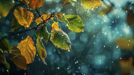148. Rainfly, realistic style, colors full, nature-inspired pattern, medium shot, high contrast, fog,