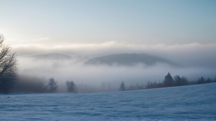  a person on skis standing in the snow,