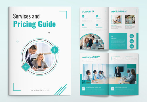 Services and Pricing Guide Design Layout
