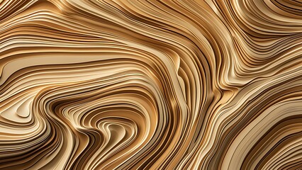 Obraz premium An Alluring Interplay of Sinuous Forms and Mesmerizing Tones in a Captivating Abstract Composition. Abstract Background