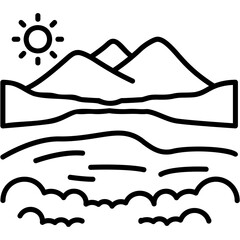 Serene Lake Icon