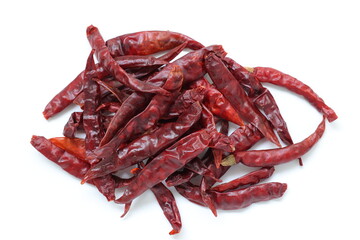 dried red chili peppers