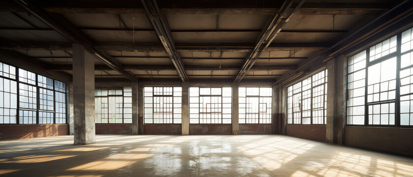 Spacious Industrial Loft with Sunlit Windows