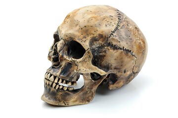 Skull isolated on a white background