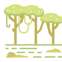 Misty Rainforest Icon