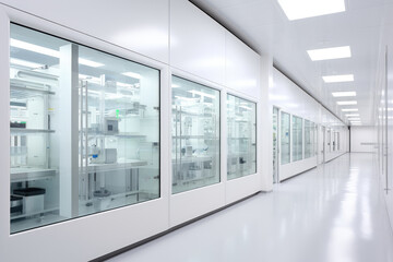 Naklejka premium Pristine Modern Laboratory Interior