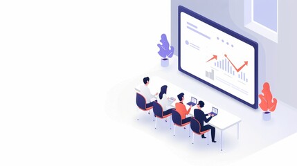 Dynamic pitch presentation with entrepreneur, arrows to investors, sleek prototype, pitch deck slides, enthusiastic audience responses