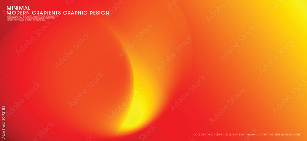 Poster overlapping color gradients, modern abstract colorful graphic backgrounds for backdrop and banner de