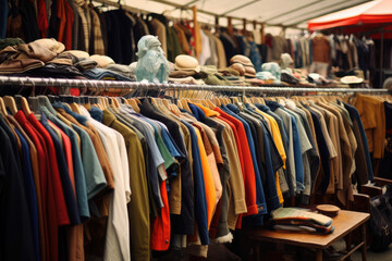 Obraz premium Eclectic Vintage Fashion Bazaar Finds