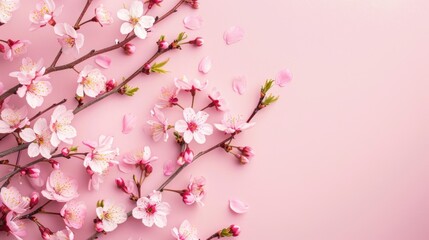 Pink Cherry Blossom Spring Flowers