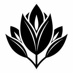 Minimalist Tulip Icon