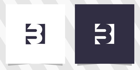 Letter b logo design vector