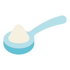 spoonful of sugar flat icon