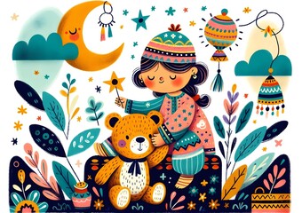 Día del Niño con Osito de Peluche Teddy