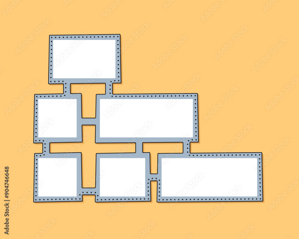 Poster abstract frames for your text.