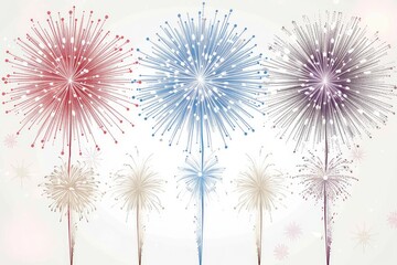 Colorful Fireworks Display for Festive Celebrations