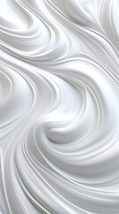 Digital white cream curve sculpture abstract graphic poster background