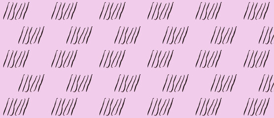 Aromatic vanilla sticks on lilac background