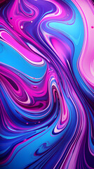 Art purple blue swirl holographic abstract graphic poster background