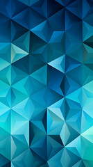 Obraz premium Digital green triangle geometric abstract graphic poster background