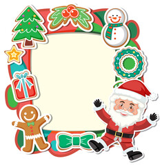 Festive Christmas Holiday Frame
