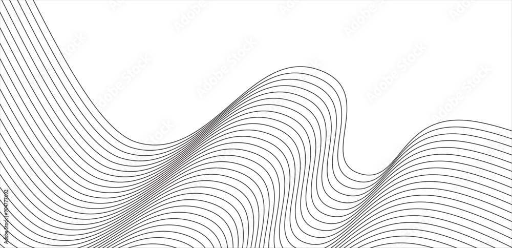 Poster white gradient diagonal stripe line. abstract background with wave line design. background lines wav