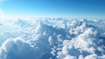 Fototapeta premium Clear skies with clouds