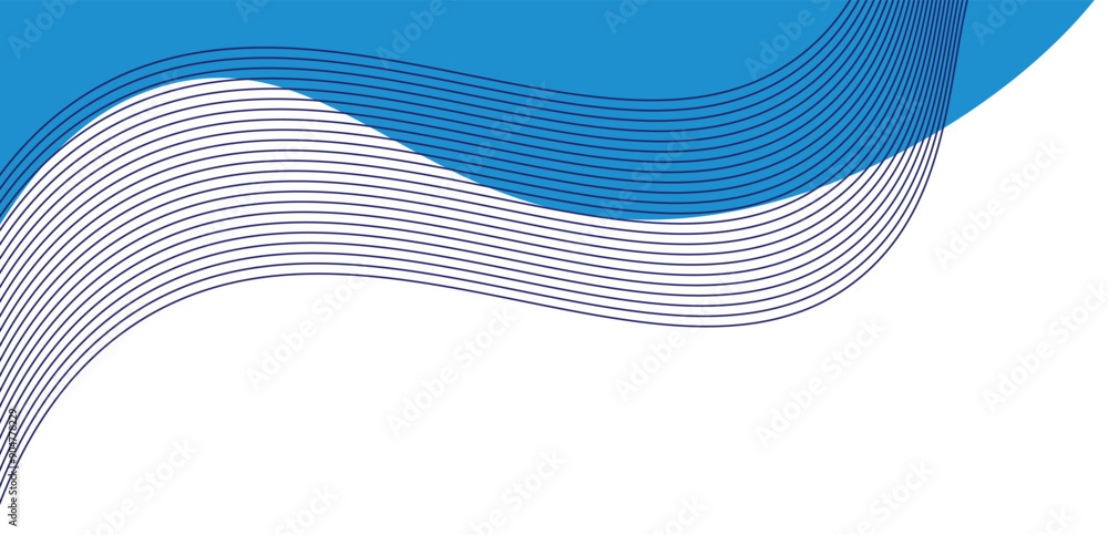 Poster topographic wave line design. background abstract background with wave. lines wave design. white gra