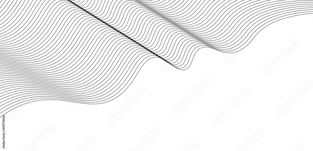 Poster abstract background with wave line design. background lines wave design. white gradient diagonal str