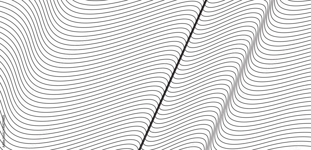Poster abstract green background with wave topographic wave line design. background lines wave design. whit