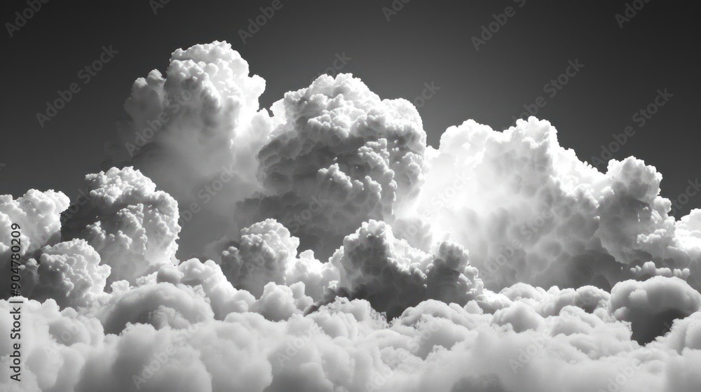 Poster the sky is filled with clouds, creating a moody and mysterious atmosphere