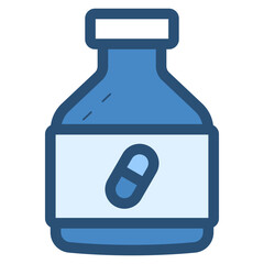 vitamin supplements bottle icon