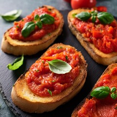 pan con tomate, AI generated