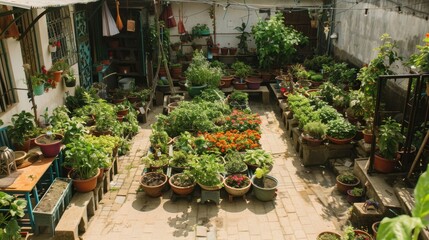 Urban Gardening: Create a green oasis in the city with urban gardening, utilizing spaces like rooftops, balconies, and community gardens to cultivate plants and beautify urban environments.
