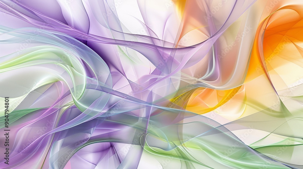 Aufkleber a dynamic and vibrant display of colorful abstract smoke, creatively moving in an artistic way