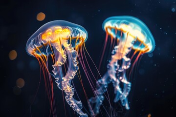 Jellyfish in water