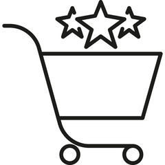 Shopping, E-commerce Line Icon