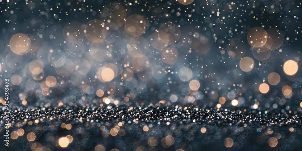 Poster this is an abstract glittering bokeh background perfect for festive and creative projects