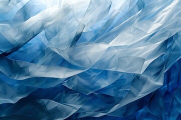 Obraz premium Abstract Blue and White Fabric Texture