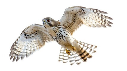 Fototapeta premium White Background Sparrow hawk