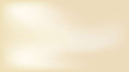 Obraz premium Beige gradient bg. Ivory color gradation background. Neutral elegant nude champagne abstract graphic. Gloss nacre trend banner. Calm delicate and smooth minimalist backdrop for presentation