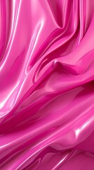 Obraz premium Pink liquid metal plastic flow abstract graphic poster background