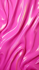 Obraz premium Pink liquid metal plastic flow abstract graphic poster background