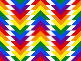 rainbow pattern design. colorful chevron background. vector illustration