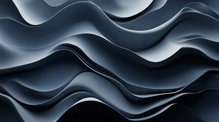 Abstract wave black background dynamic texture